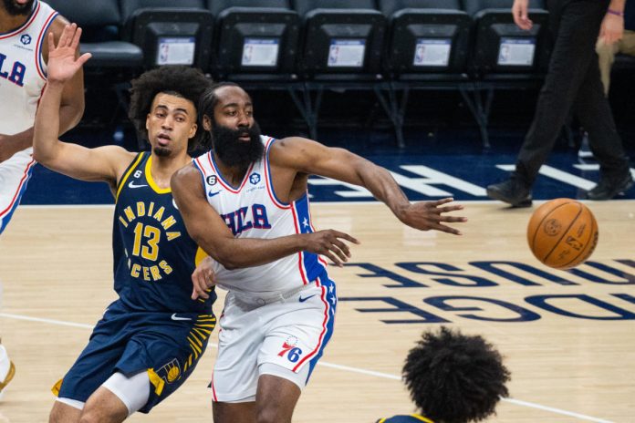 nba-twitter-reacts-to-james-harden,-sixers-picking-up-wild-win-over-pacers