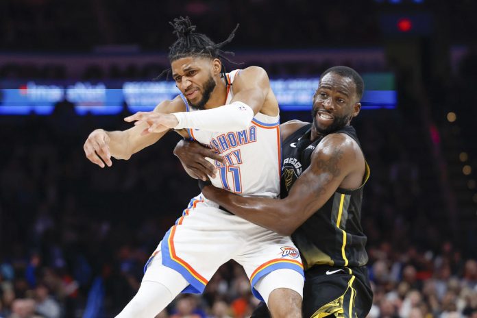 photos:-best-images-from-the-thunder’s-137-128-win-over-the-warriors