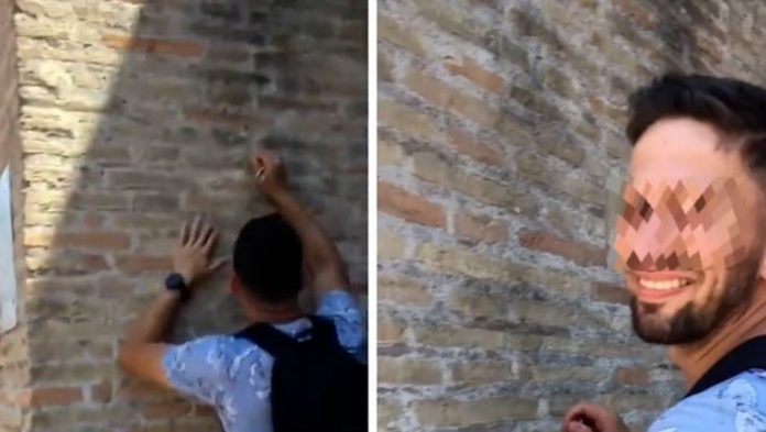 tourist-who-carved-name-into-rome’s-colosseum-‘is-british-fitness-trainer’