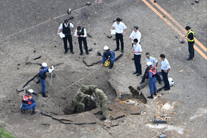 flights-cancelled-after-buried-us-bomb-explodes-at-japanese-airport